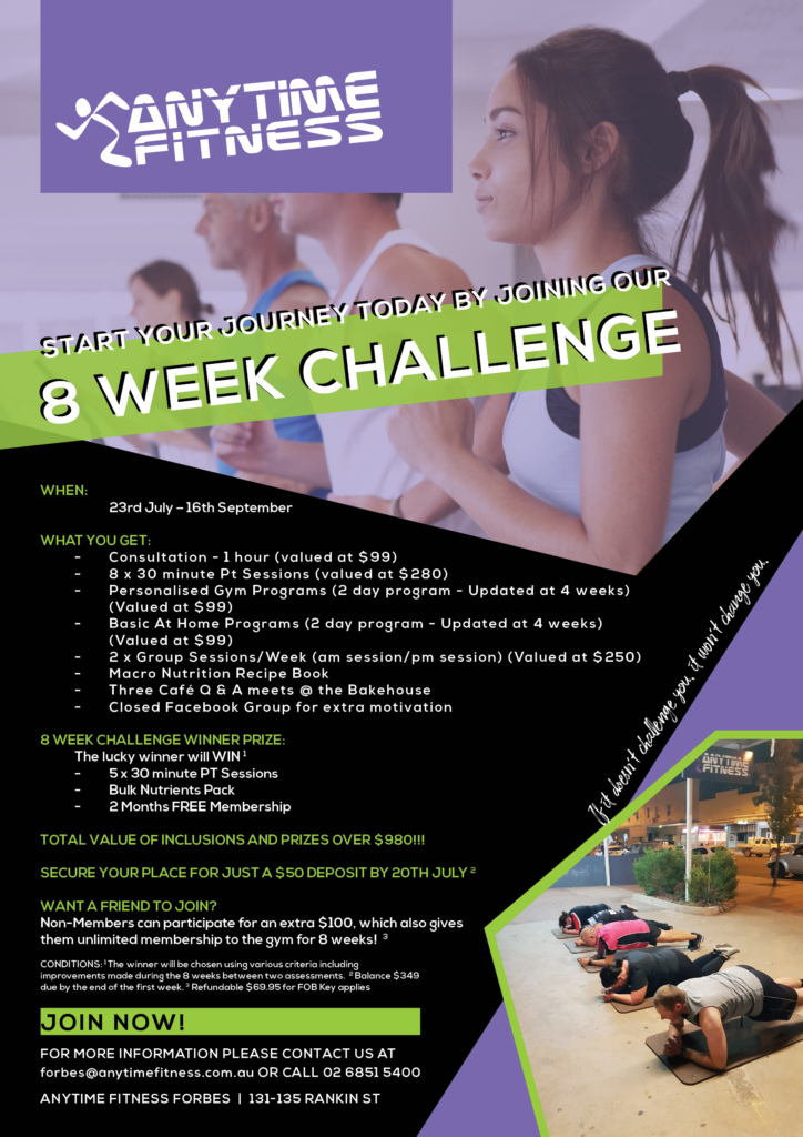 8 week discount challenge at home