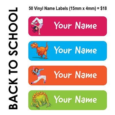 Back to School Name Labels